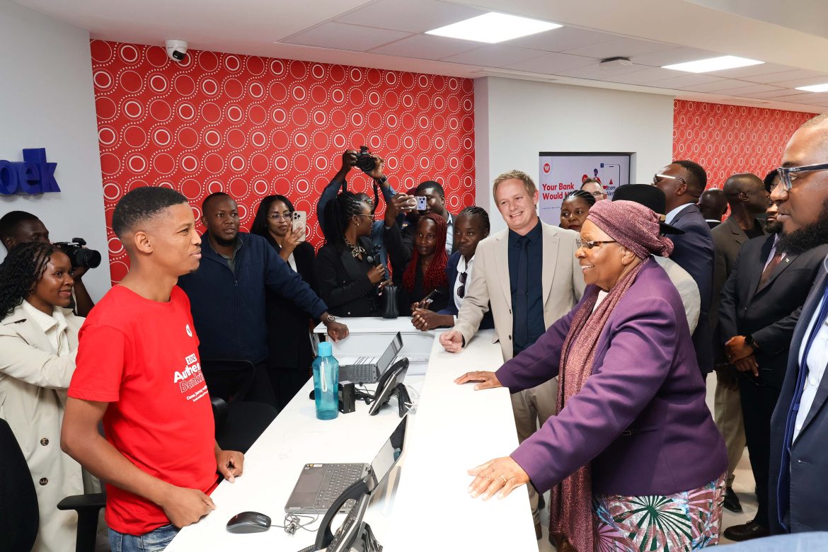 Bank Windhoek Welcomes President at Goreangab Mall  Digital Banking Hub