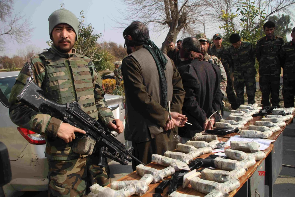 Afghan forces seize weapons in border smuggling crackdown