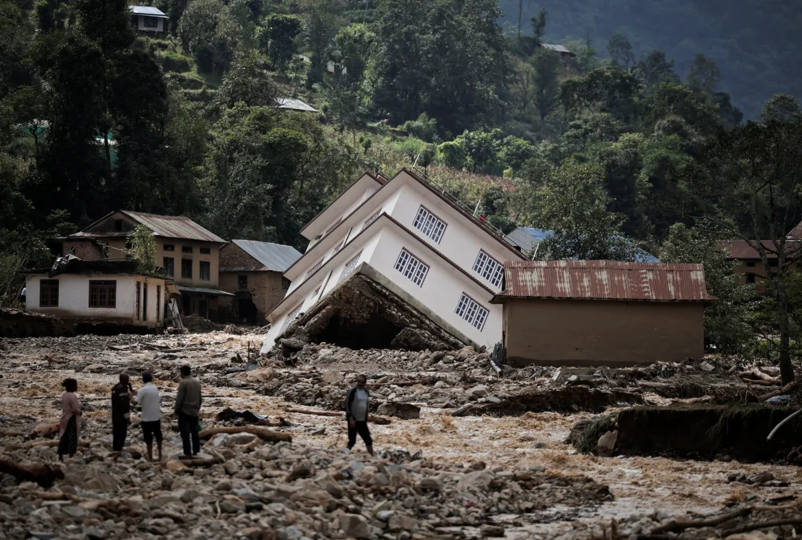 At least 40 houses swept away in flash flood in Nepal