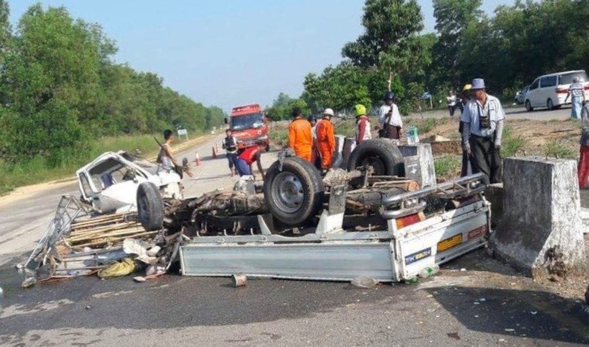 10 killed in road crash in Myanmar’s Sagaing region